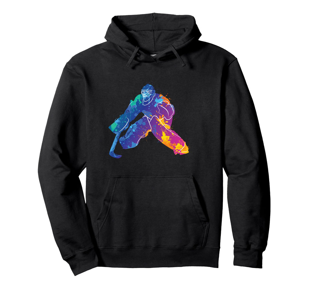 Ice Hockey Goalie Netmind Goalkeeper Hoodie - Trendy Graphic for Adults