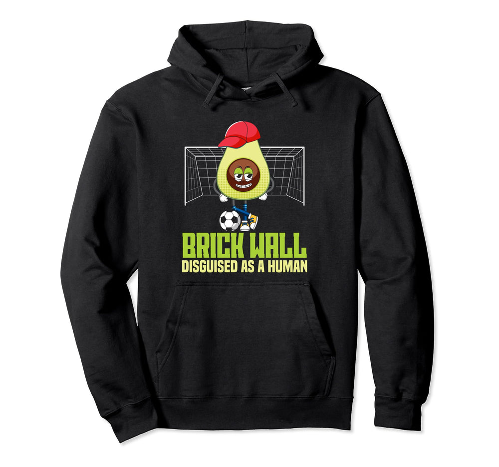 Soccer Goalie Brick Wall Hoodie - Casual Everyday Wear for Adults
