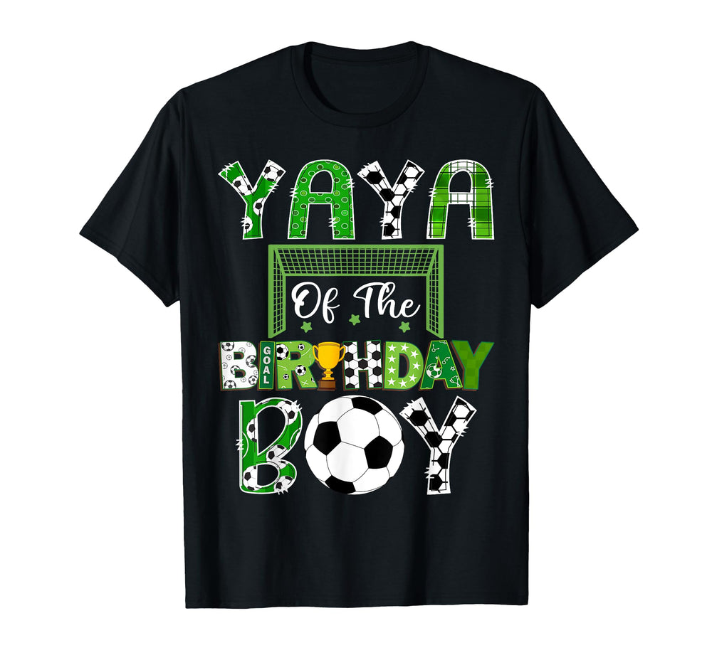 Yaya Birthday Soccer Lover Game Day T-Shirt - Graphic Print Men Women