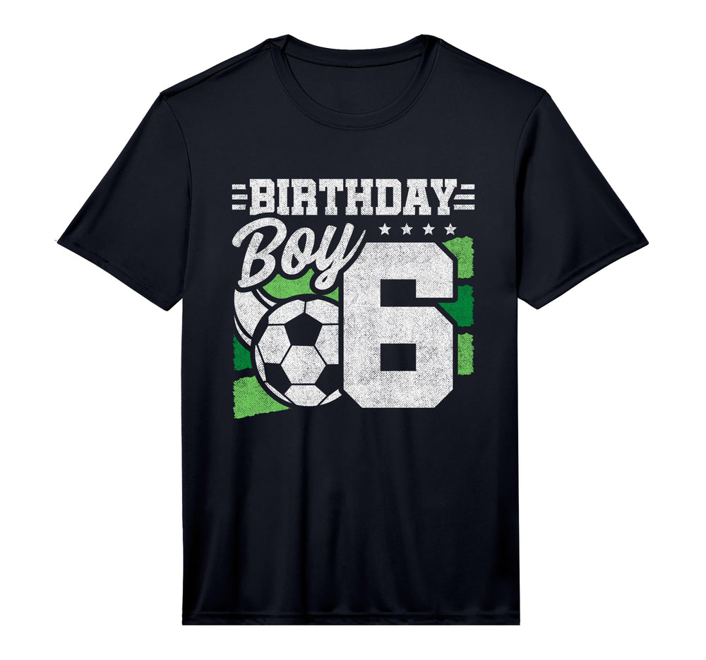 6 Year Old Soccer Birthday 6Th T-Shirt - Unique Graphic for Adults