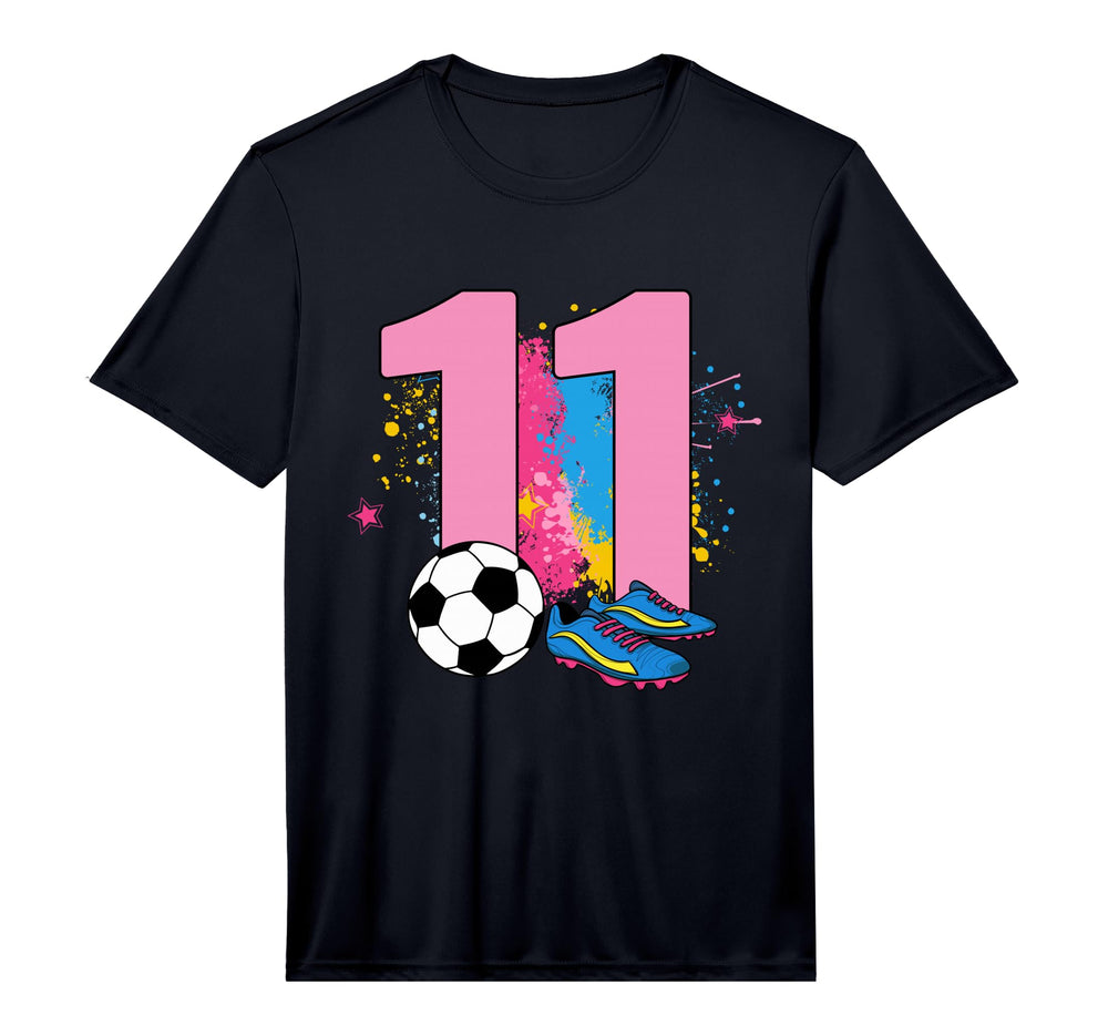 11Th Birthday Soccer Player Football T-Shirt - Novelty Apparel Men Women
