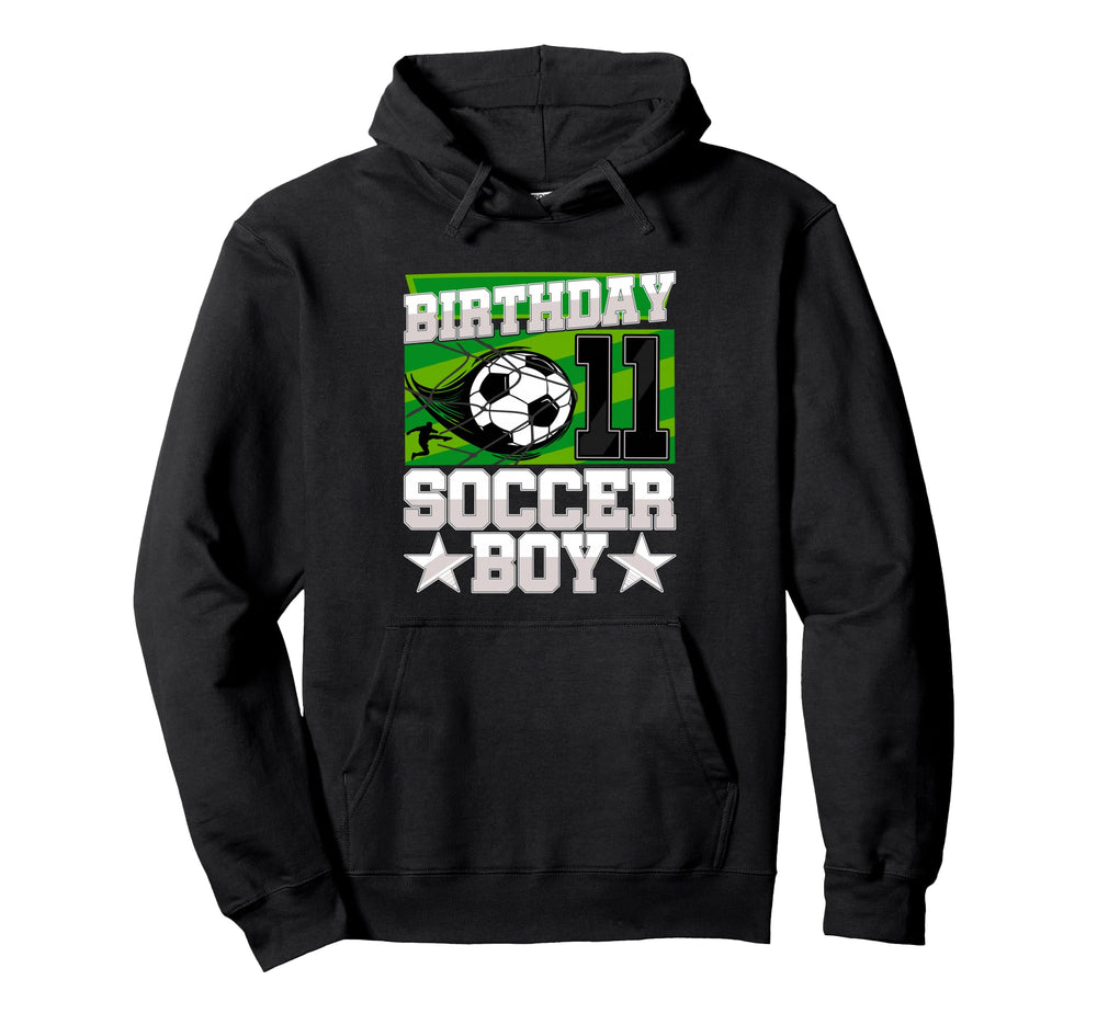 Soccer Birthday Party 11Th Birthday 11 Hoodie - Trendy Graphic Unisex