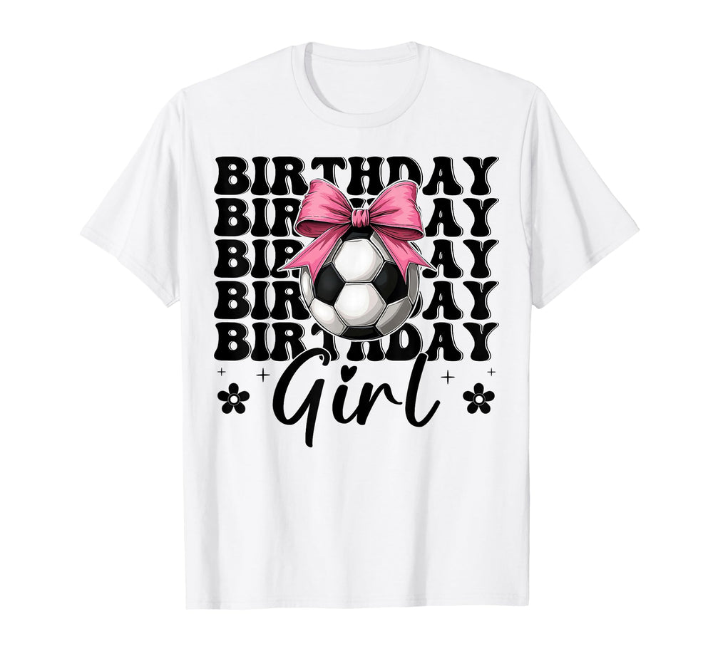 Birthday Soccer Soccer Mom Coquette T-Shirt - Aesthetic Graphic for Adults