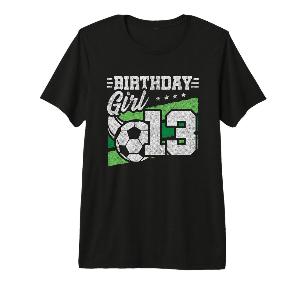 13Th Birthday Soccer Party 13 Year T-Shirt - Streetwear Style for Adults