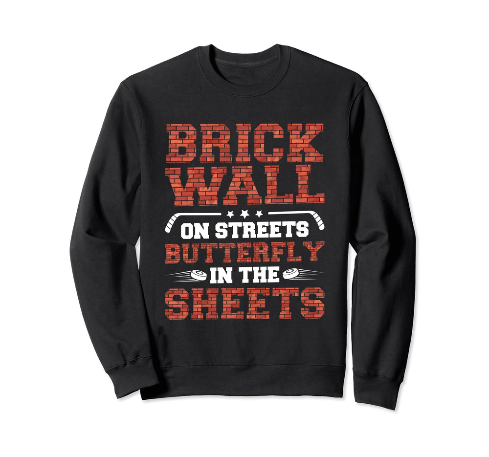 Hockey Goalkeeper Ice Hockey Goalie Sweatshirt - Novelty Apparel for Adults