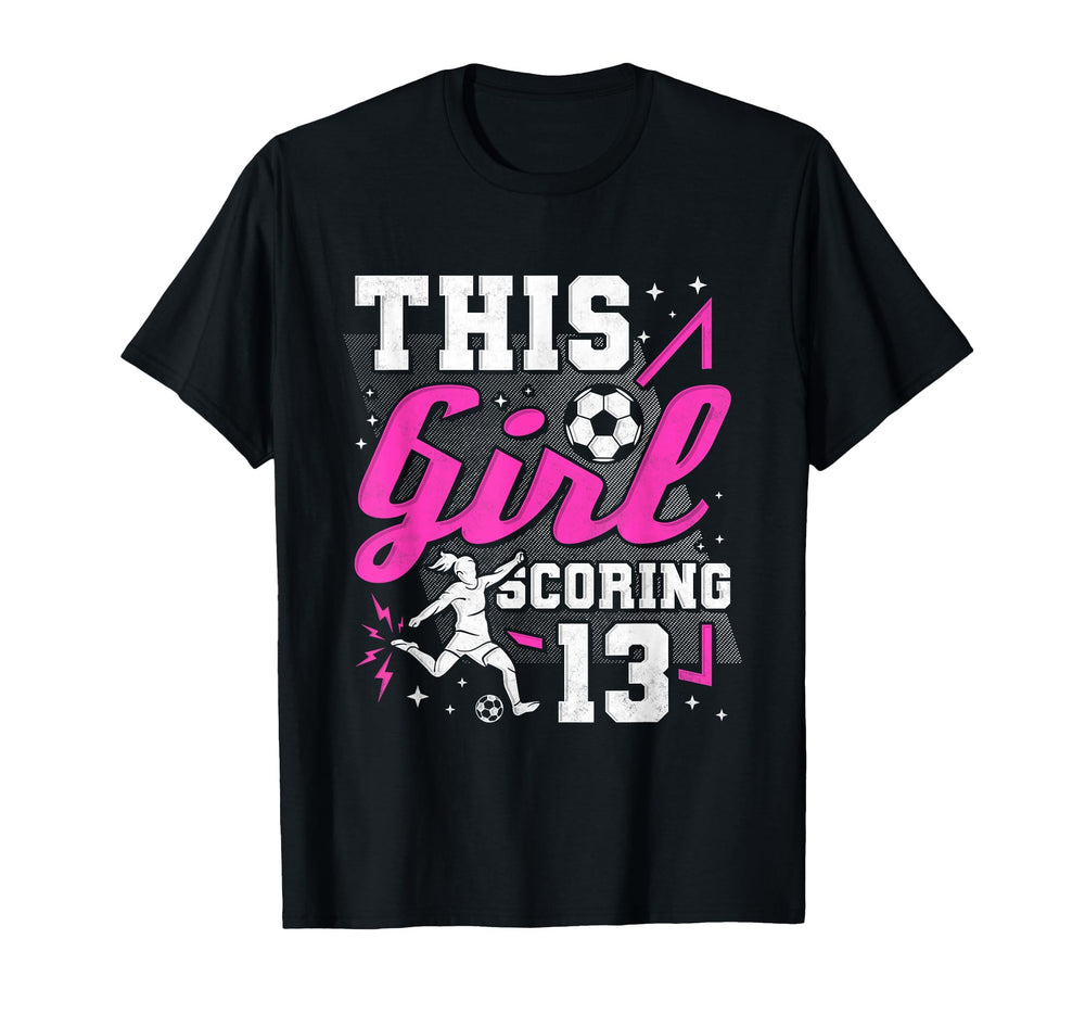 13Th Birthday This Scoring 13 Years Old T-Shirt - Trendy Graphic Unisex