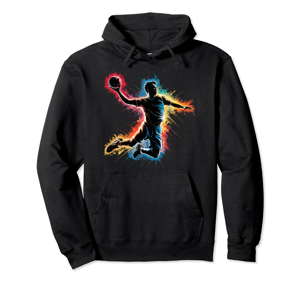 I Love Handball Player Sports Hoodie - Casual Everyday Wear Unisex