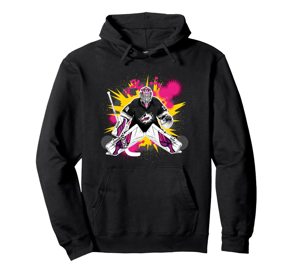 Ice Hockey Player Goalkeeper Ice Hockey Hoodie - Novelty Apparel Unisex