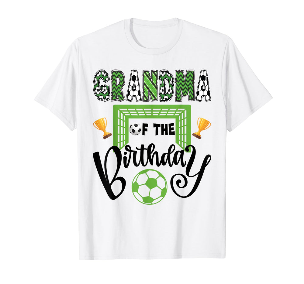 Grandma Birthday Soccer Player Bday Party T-Shirt - Minimalist Print Unisex