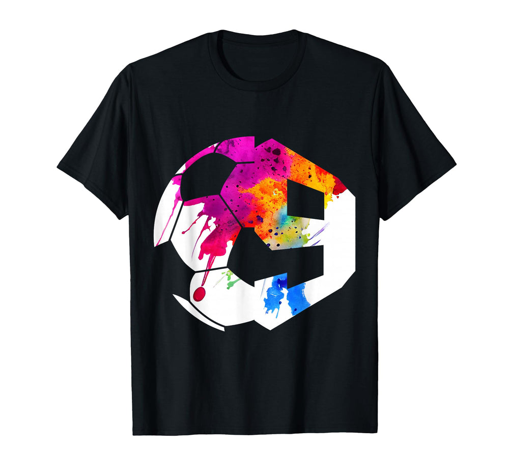 Number 9 Years Soccer 9Th Birthday T-Shirt - Minimalist Print for Adults