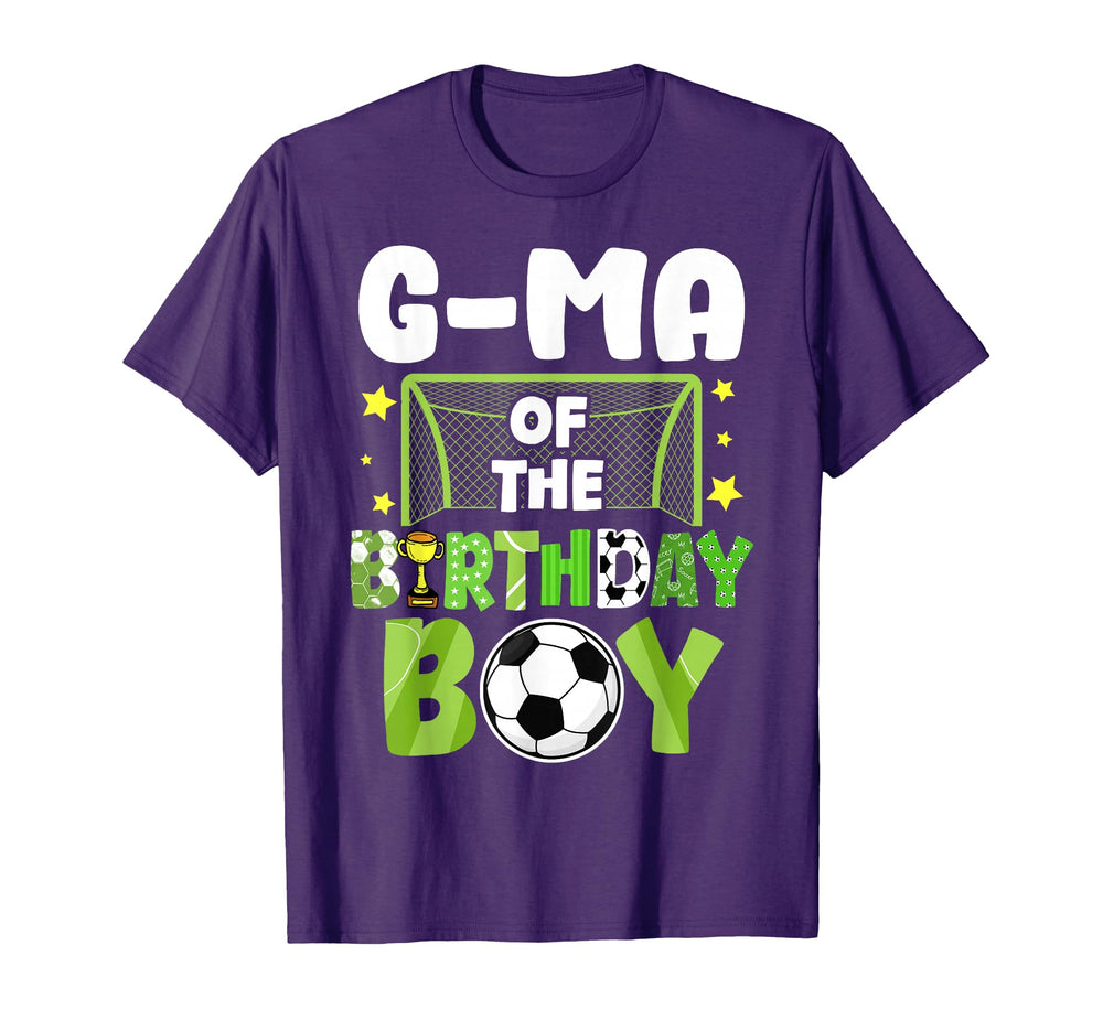 Soccer G Ma Birthday Party Soccer T-Shirt - Minimalist Print Men Women