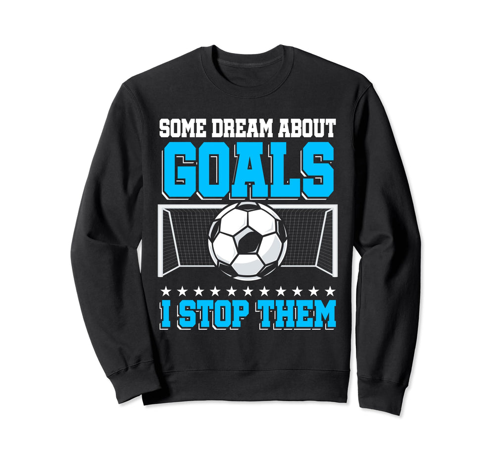 Goaltender Soccer Goalie Gloves Sweatshirt - Custom Art Print Men Women