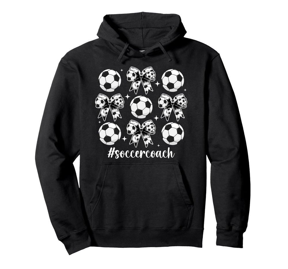 Soccer Coach Coquette Soccer Coaching Hoodie - Aesthetic Graphic for Adults