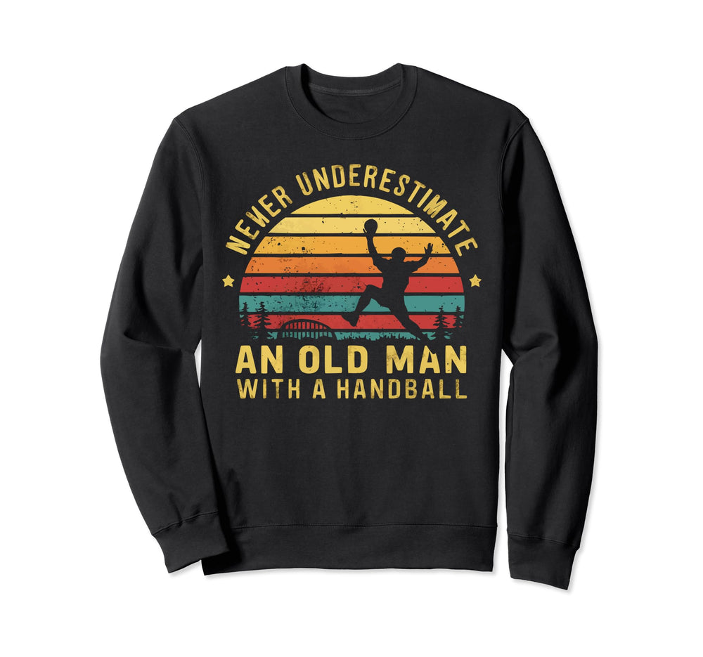 I Love Handball Player Sports Sweatshirt - Unique Graphic Men Women