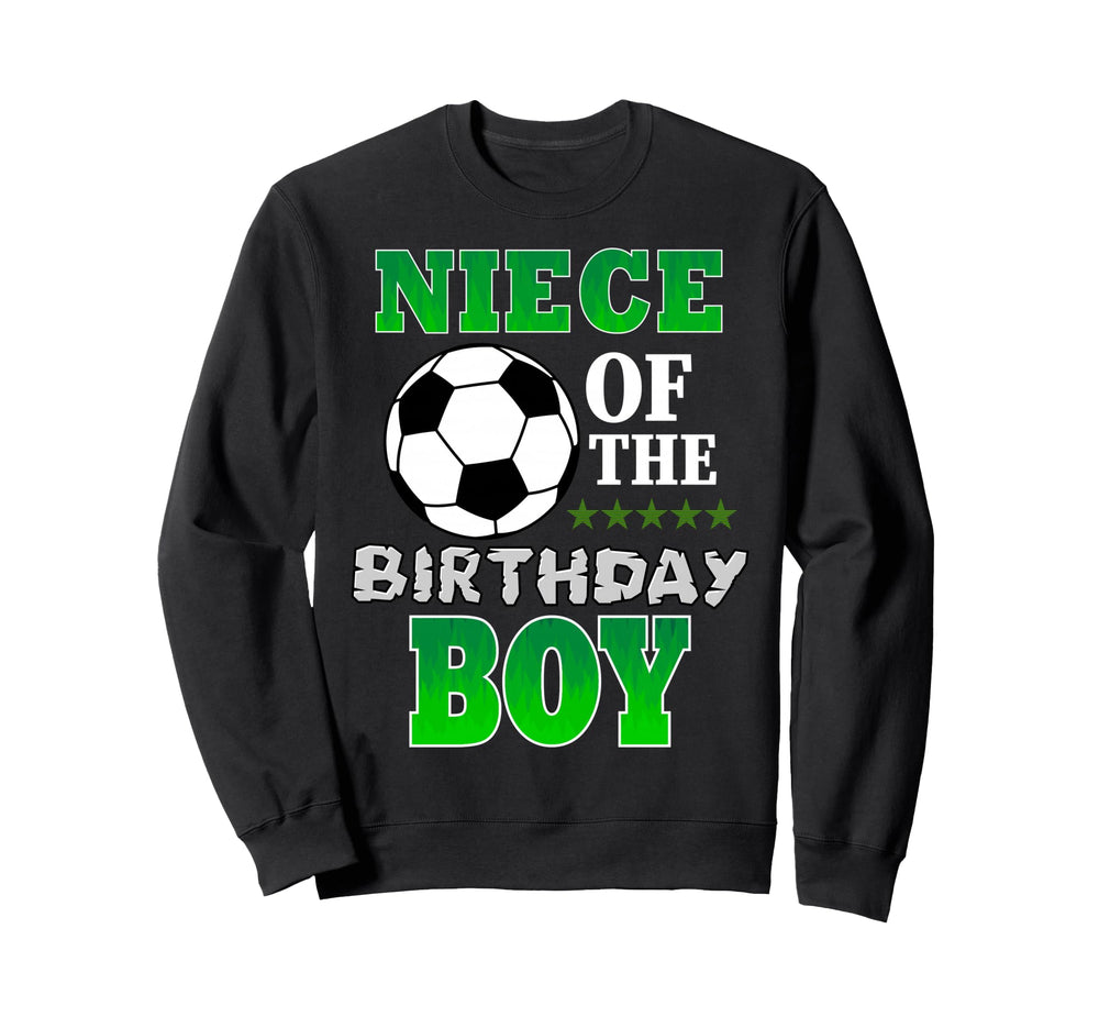 Niece Birthday Soccer Stars Sweatshirt - Aesthetic Graphic for Adults