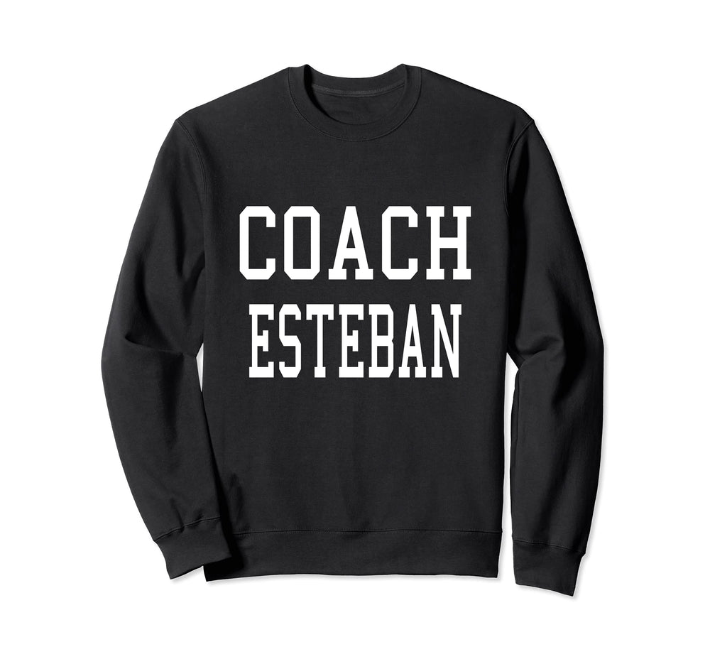 Coach Esteban Custom Football Sweatshirt - Casual Everyday Wear Men Women