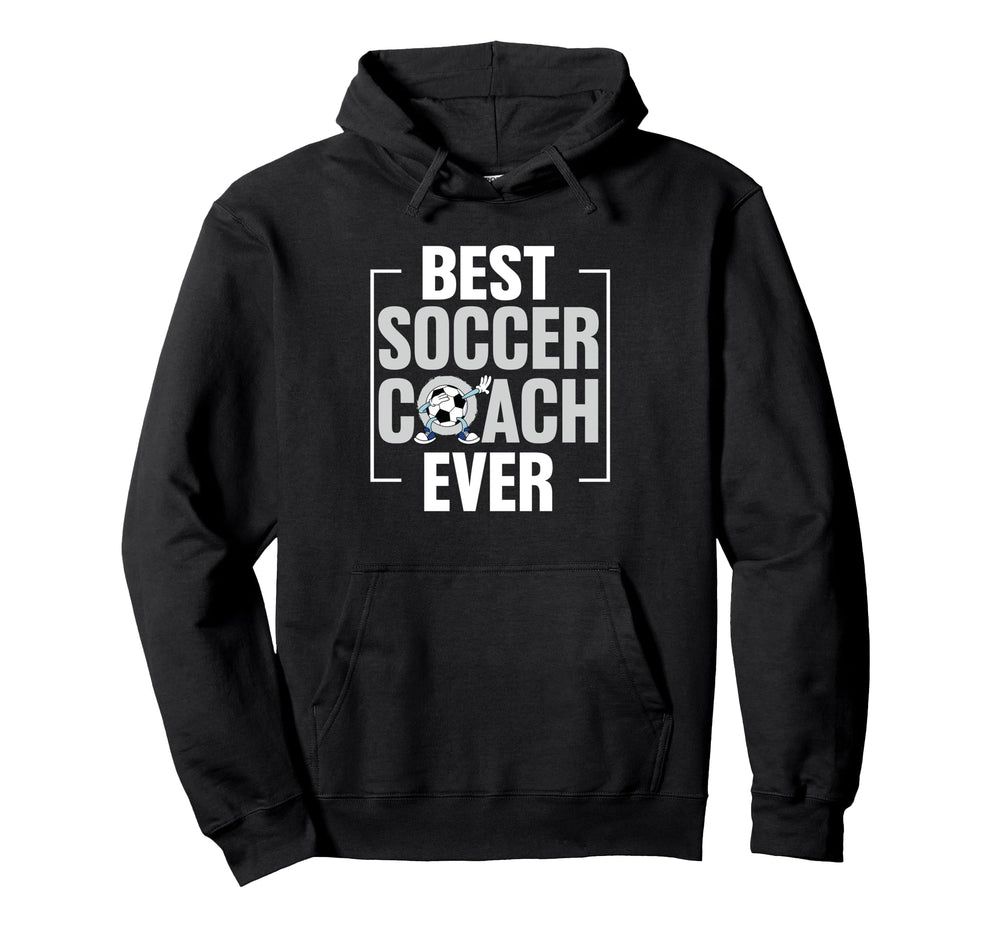 Coaching Soccer Dad Coach Soccer Hoodie - Fun Novelty Design Men Women