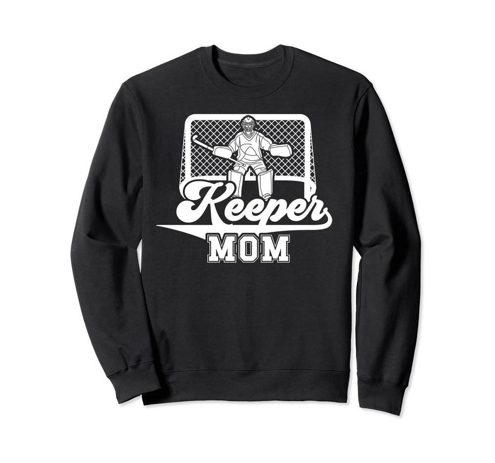 Ice Hockey Keeper Mom Ice Hockey Sweatshirt - Aesthetic Graphic Men Women
