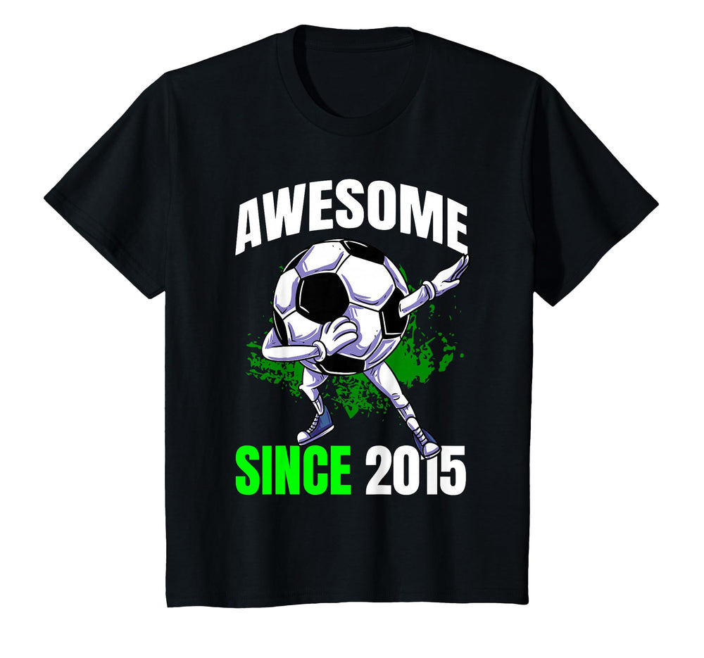 Awesome Since 2015 8Th Soccer T-Shirt - Casual Everyday Wear for Adults