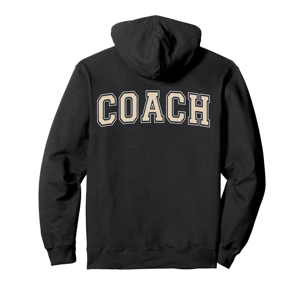 Coach Sports Trainer Antique White Hoodie - Streetwear Style for Adults