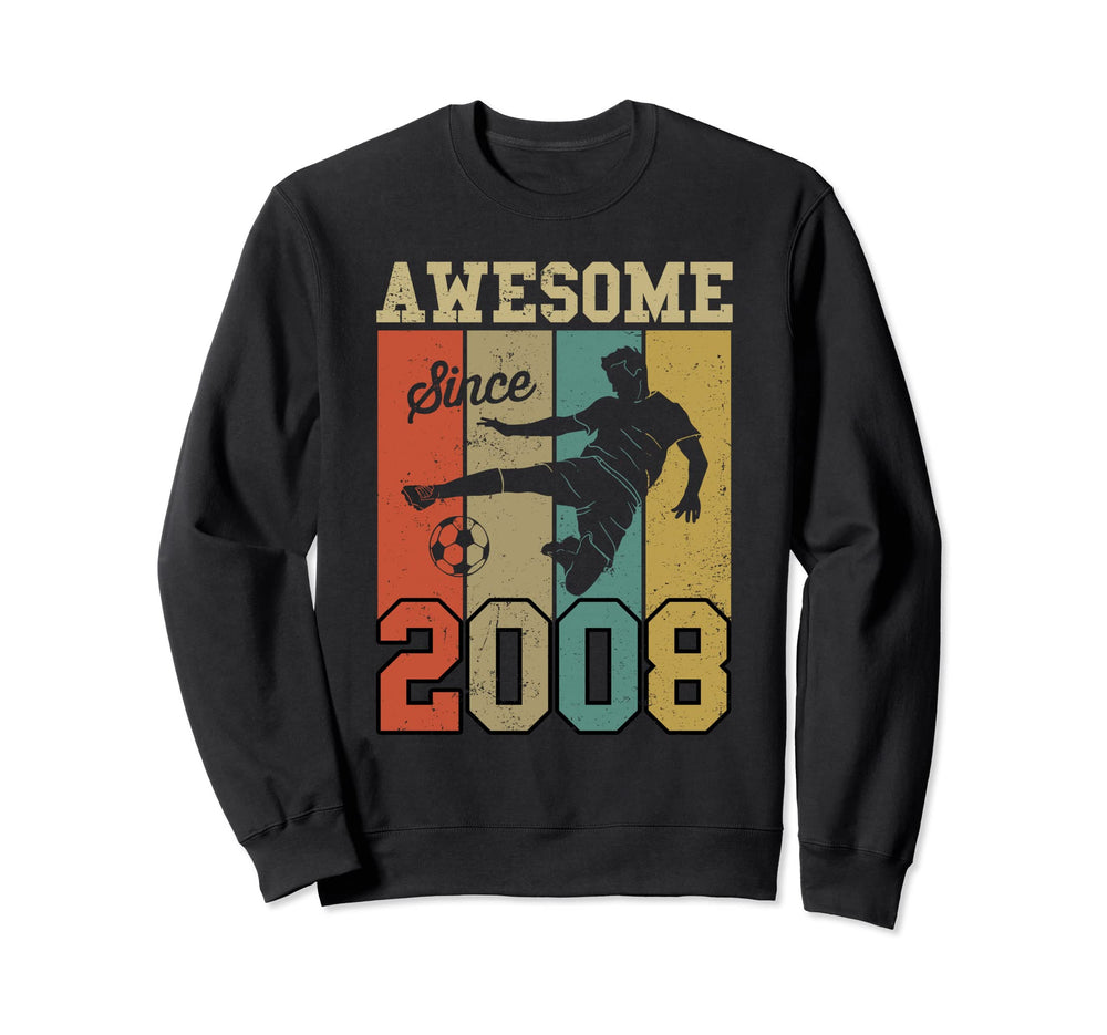 15Th Birthday Shirts Soccer Awesome Sweatshirt - Unique Graphic Unisex