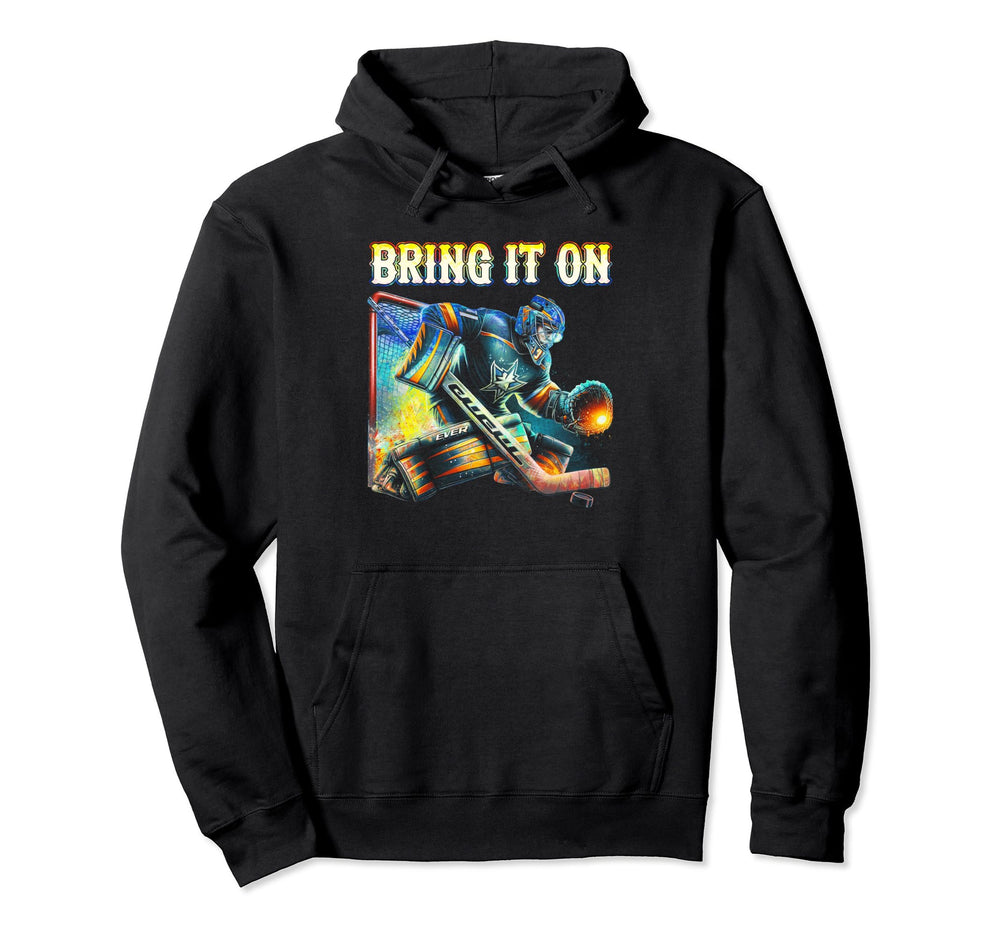 Ice Hockey Player Goalkeeper Ice Hockey Hoodie - Streetwear Style Unisex