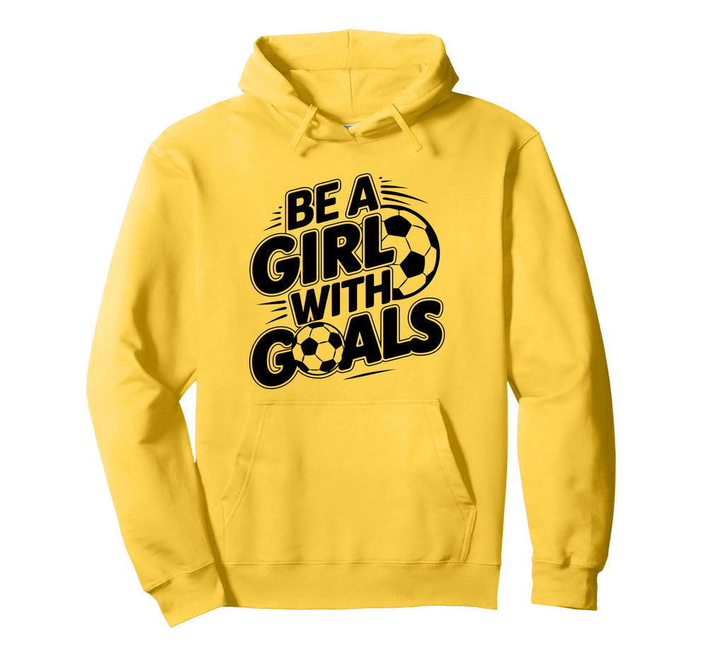 Be Goals Soccer Player Soccer Hoodie - Minimalist Print Men Women