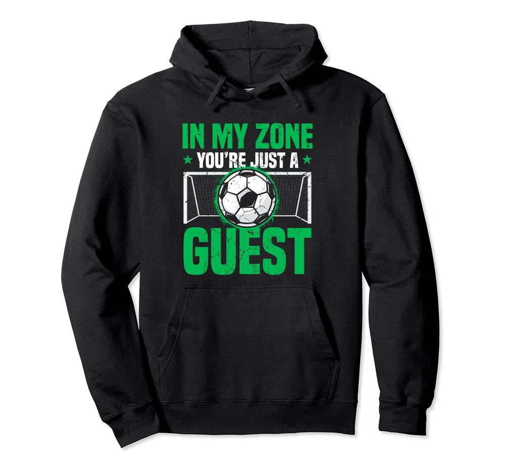 Funny Goalkeeper Soccer Goalie Hoodie - Minimalist Print Men Women