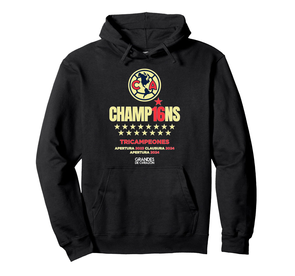 Club America Champions 2024 Opening Hoodie - Graphic Print Men Women