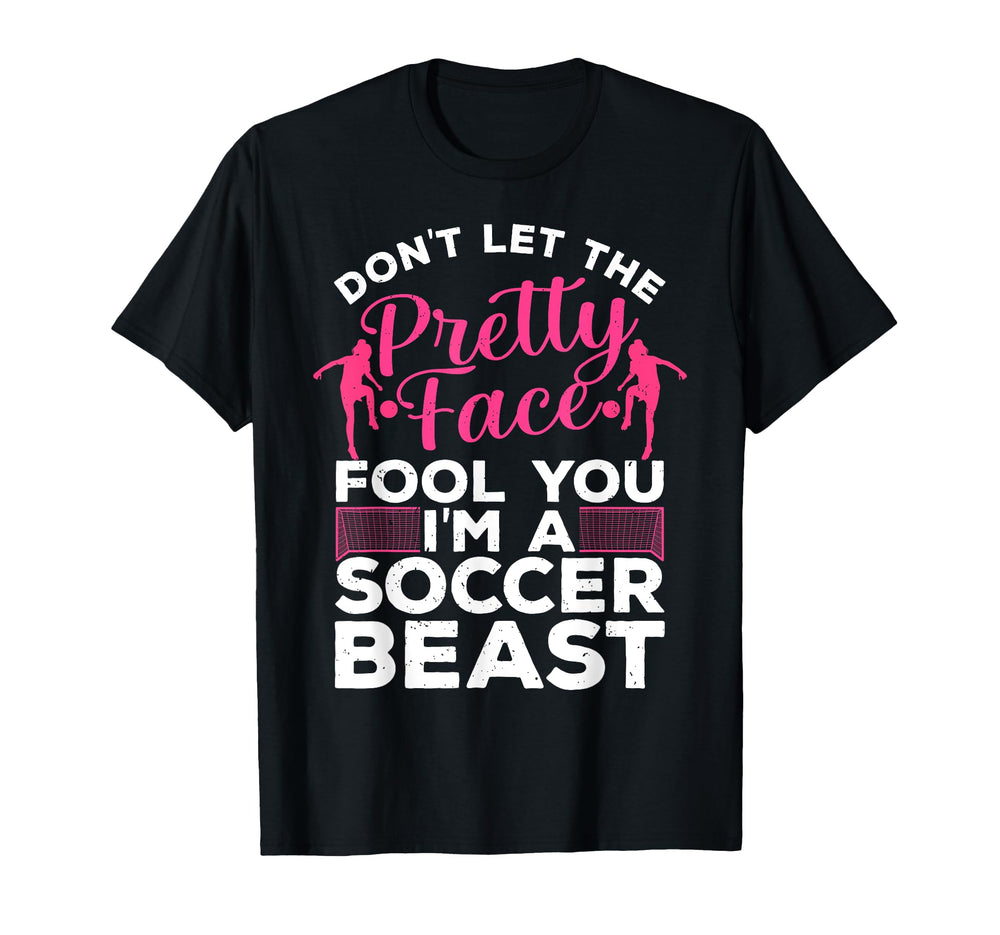 Funny Soccer Art Soccer Player Sport T-Shirt - Novelty Apparel for Adults
