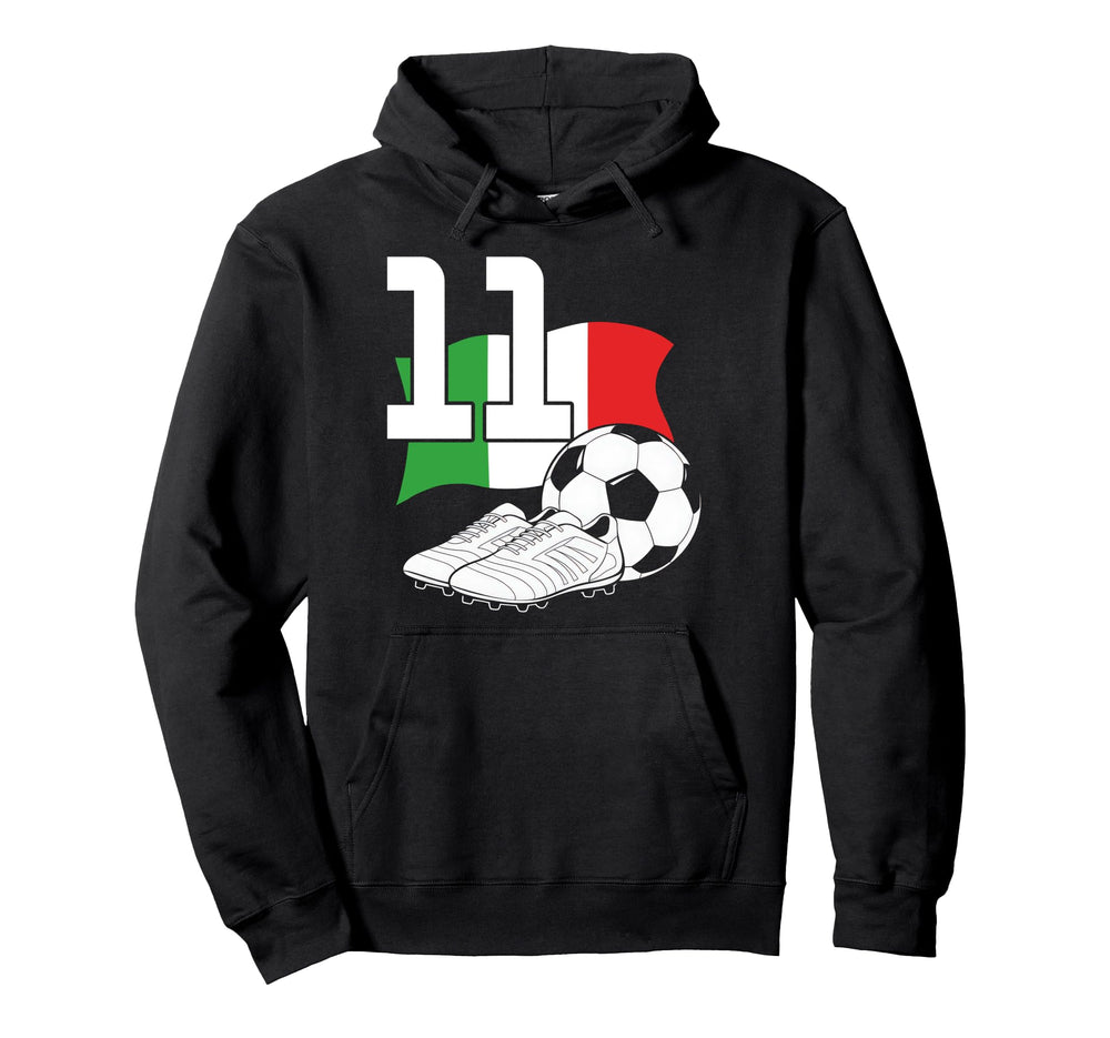 11 Soccer Birthday Gift Soccer Fan Hoodie - Novelty Apparel for Adults
