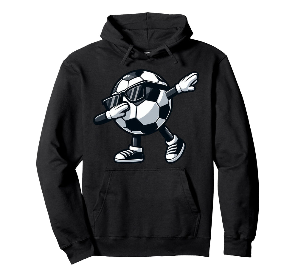 Dabbing Soccer Ball Soccer Sports Player Hoodie - Trendy Graphic Men Women