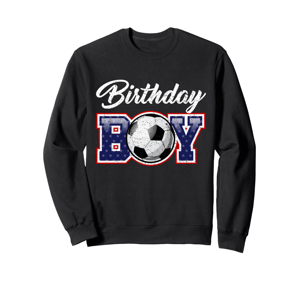 Birthday Football Soccer Ball Sweatshirt - Streetwear Style for Adults