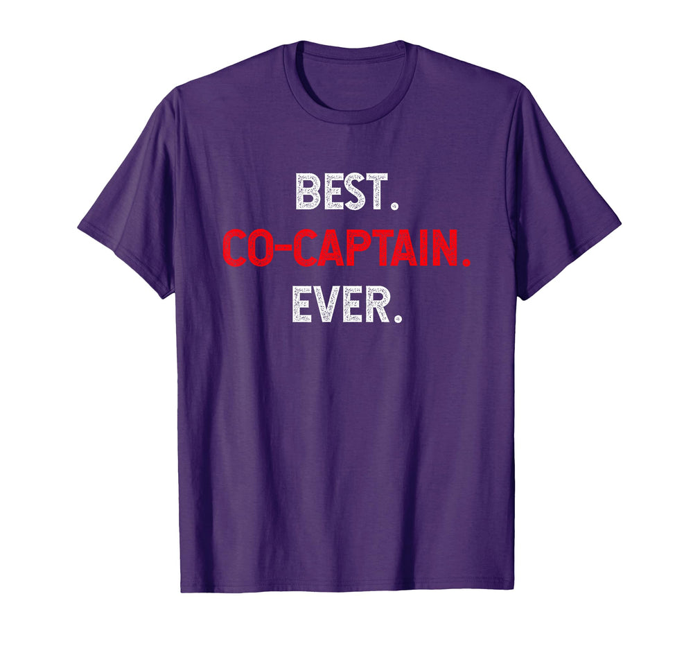 Best Co Captain Ever Sports Team T-Shirt - Novelty Apparel for Adults
