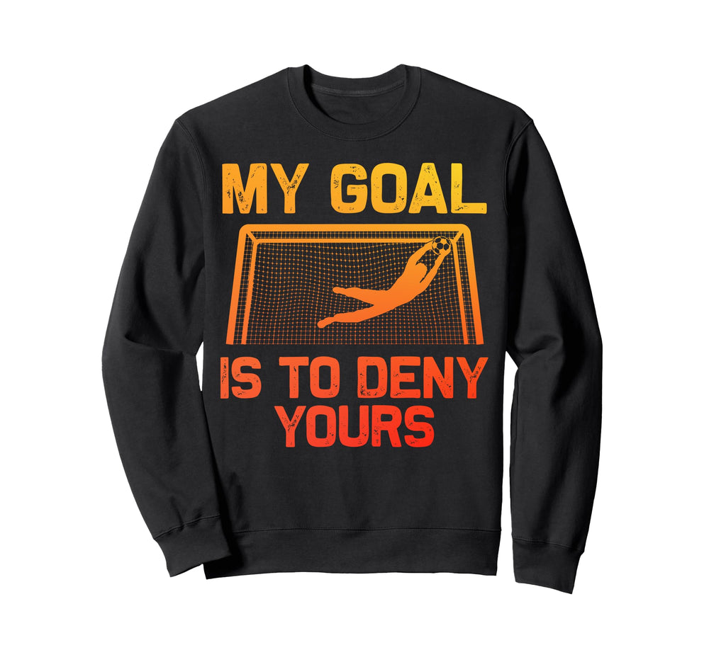 Soccer Goalie Art Gag Soccer Sweatshirt - Aesthetic Graphic Men Women