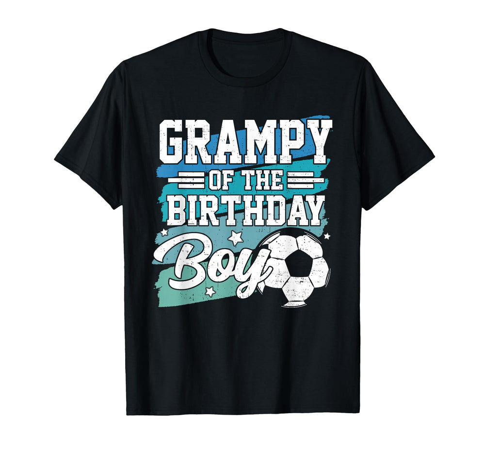 Grampy Birthday Soccer Family Matching T-Shirt - Aesthetic Graphic Unisex