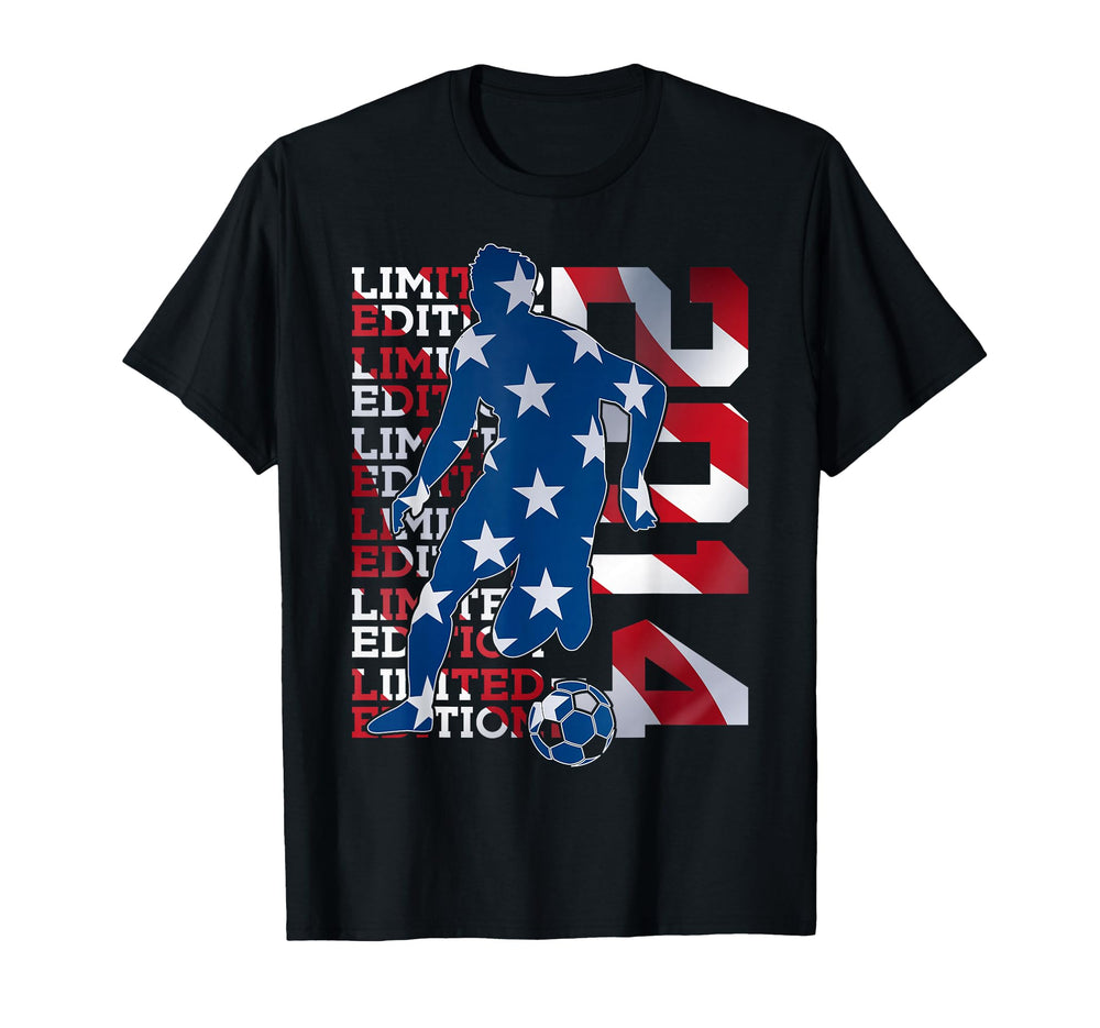2014 12 Years Soccer 12Th Birthday T-Shirt - Unique Graphic Unisex