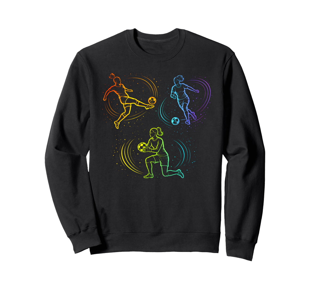 Womens Soccer Goalie Soccer Player Sweatshirt - Novelty Apparel Unisex