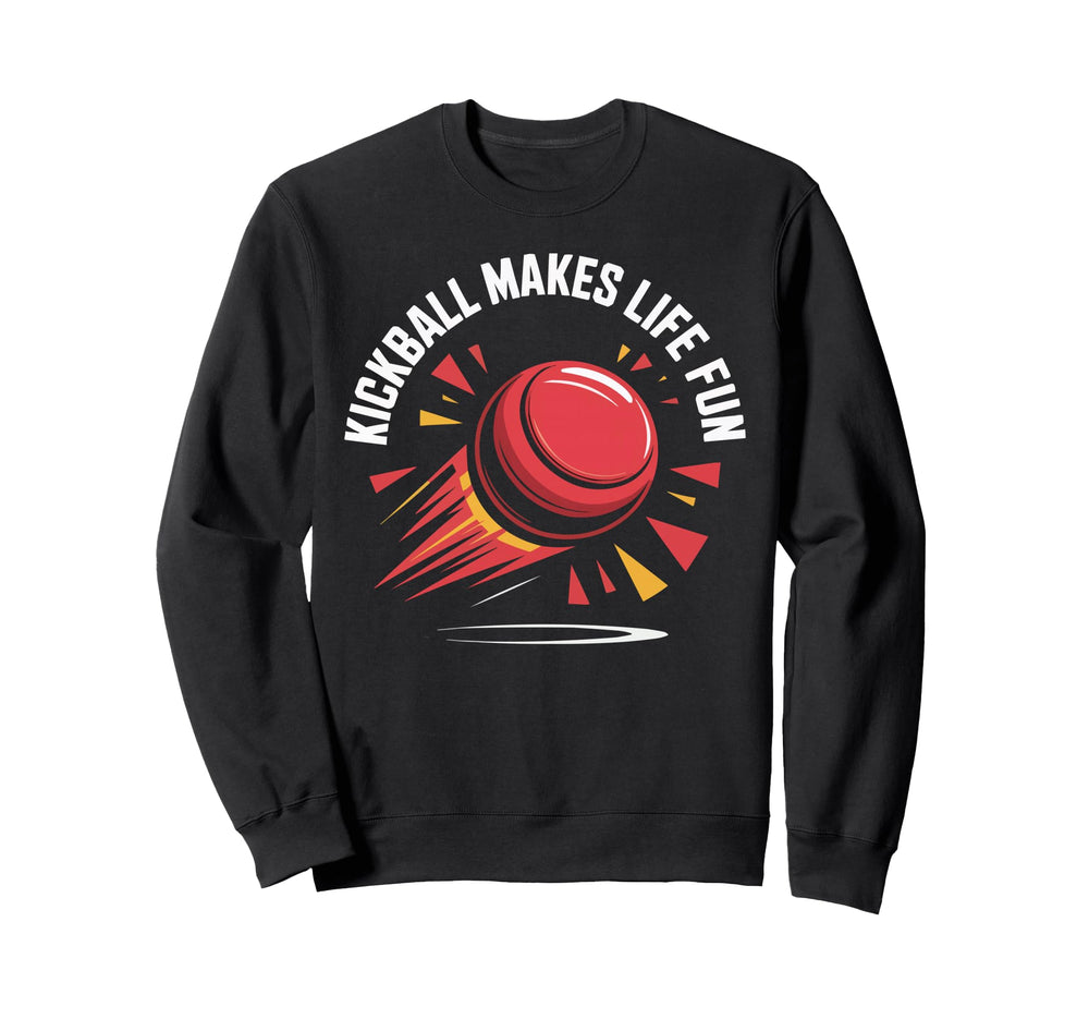 Love Kickball Player Soccer Sweatshirt - Trendy Graphic for Adults