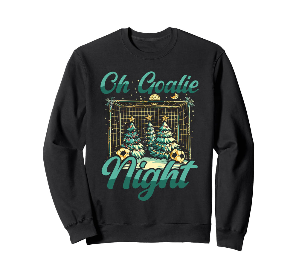 Soccer Player Day Goalkeeper Santa Sweatshirt - Novelty Apparel Men Women