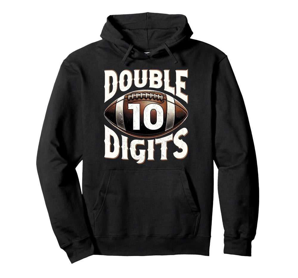 Double Digits Birthday Decorations 10 Hoodie - Custom Art Print Men Women