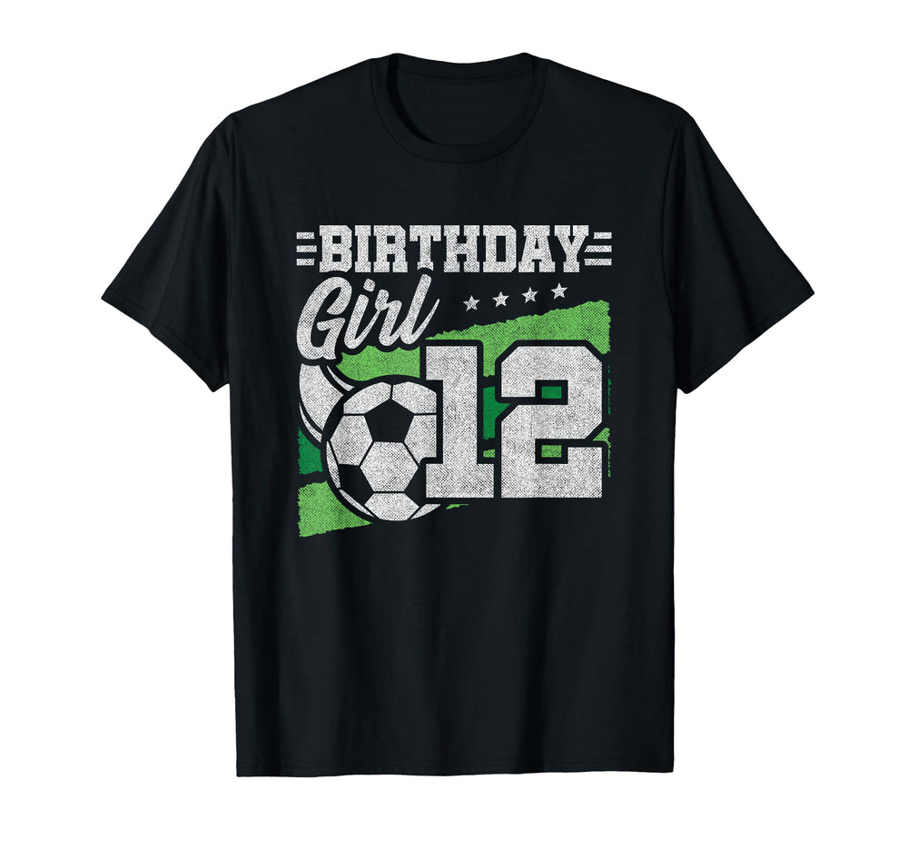 Soccer Birthday Party 12 Year Old 12Th T-Shirt - Graphic Print Men Women