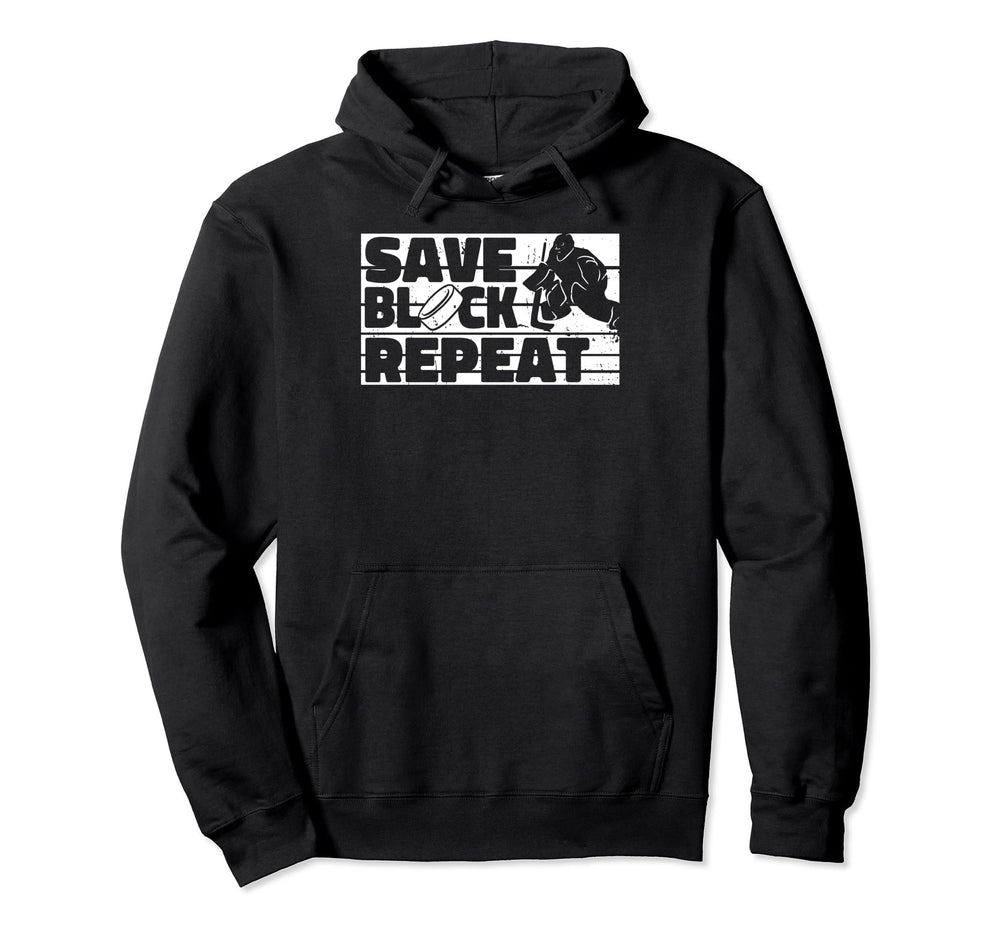 Hockey Goalkeeper Ice Hockey Goalie Hoodie - Novelty Apparel for Adults