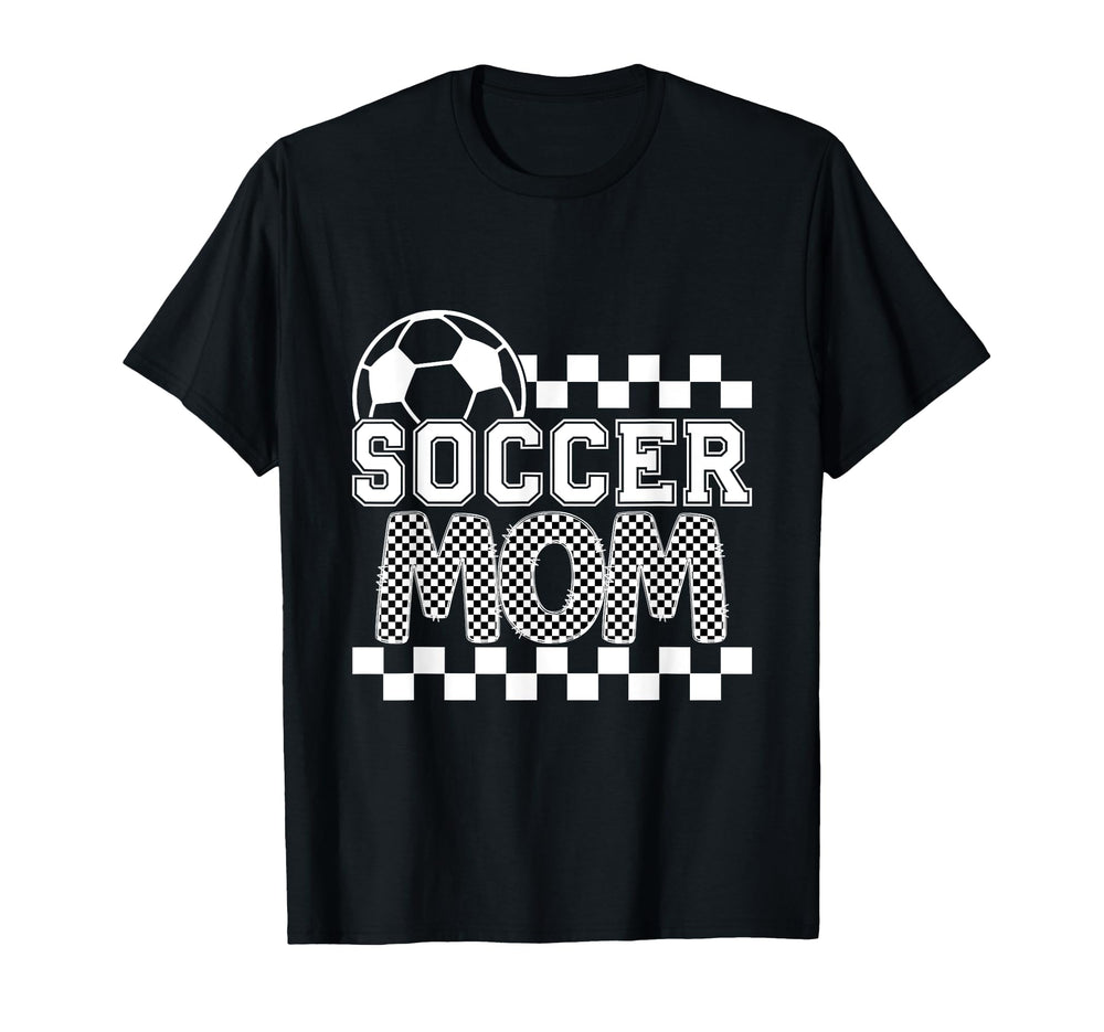 Soccer Mom Checker Checkered T-Shirt - Aesthetic Graphic for Adults
