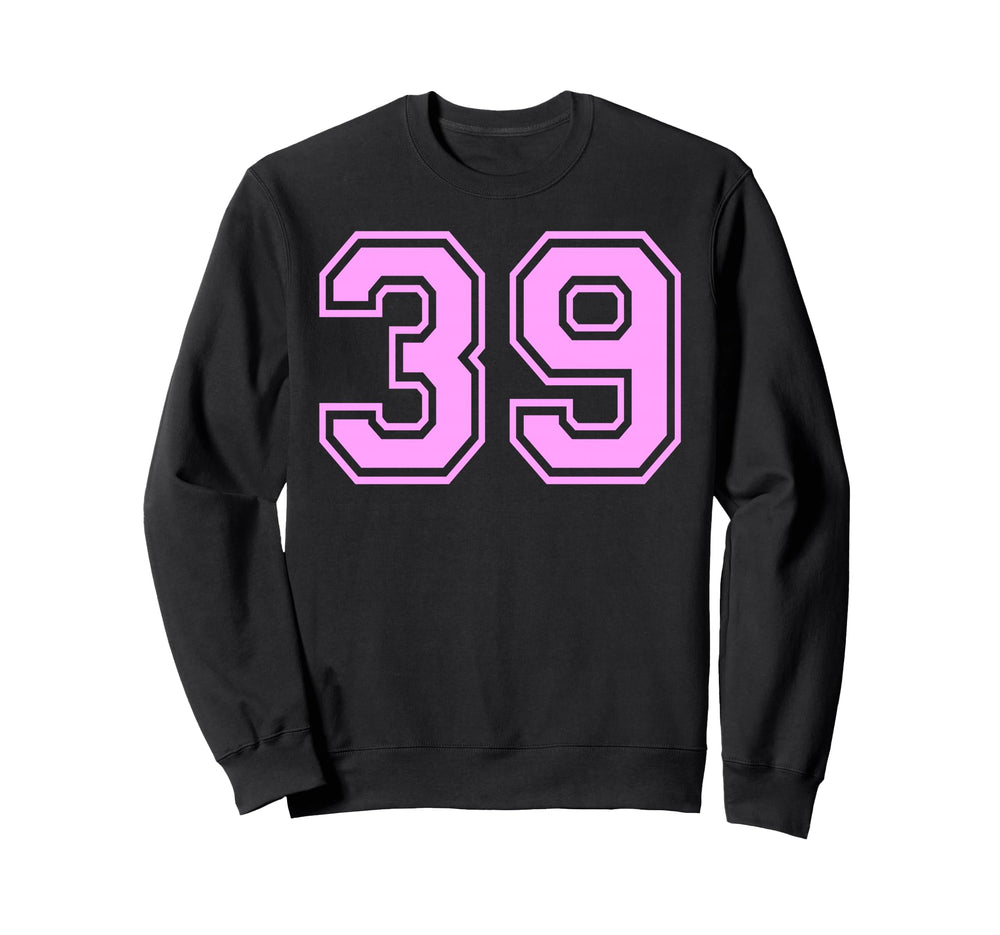 39 Number Thirty Nine Sports Sweatshirt - Novelty Apparel Men Women