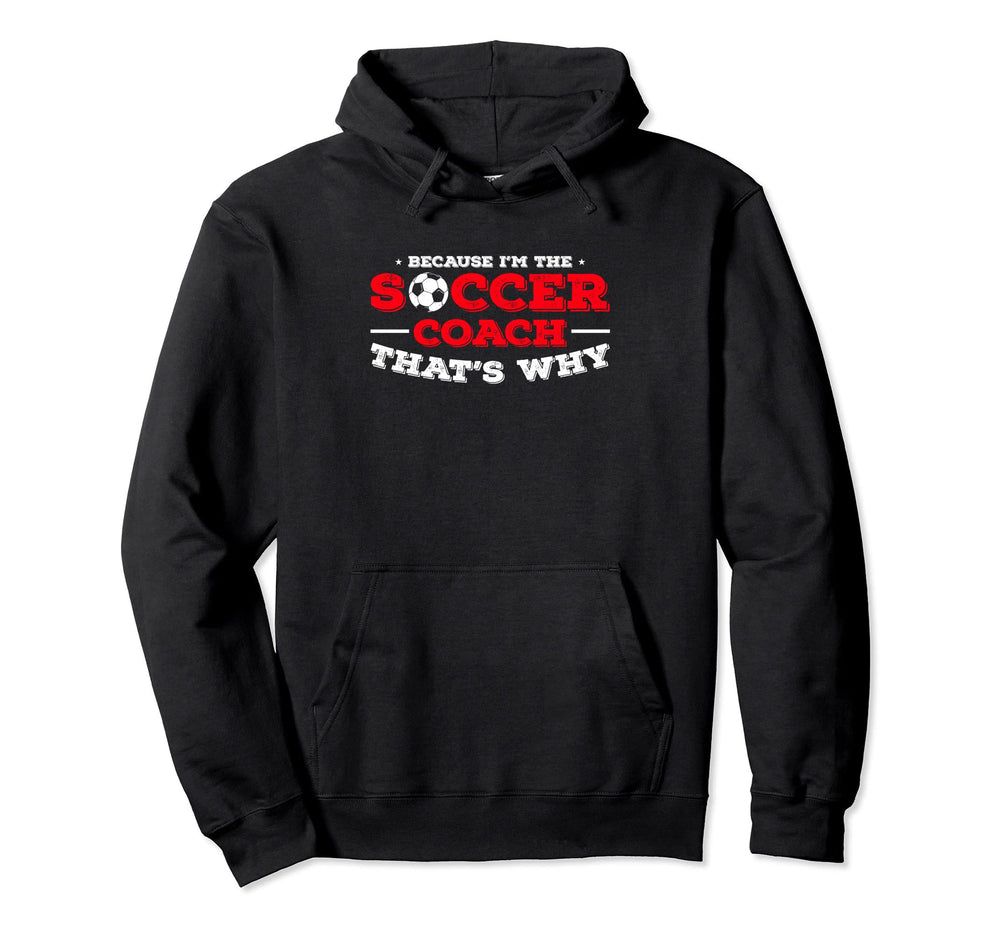 Coaching Soccer Dad Coach Soccer Coach Hoodie - Aesthetic Graphic Unisex