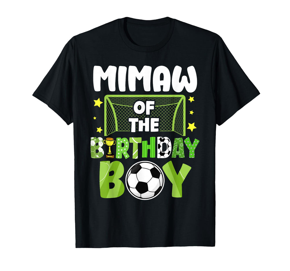 Soccer Mimaw Birthday Party Family T-Shirt - Streetwear Style Unisex