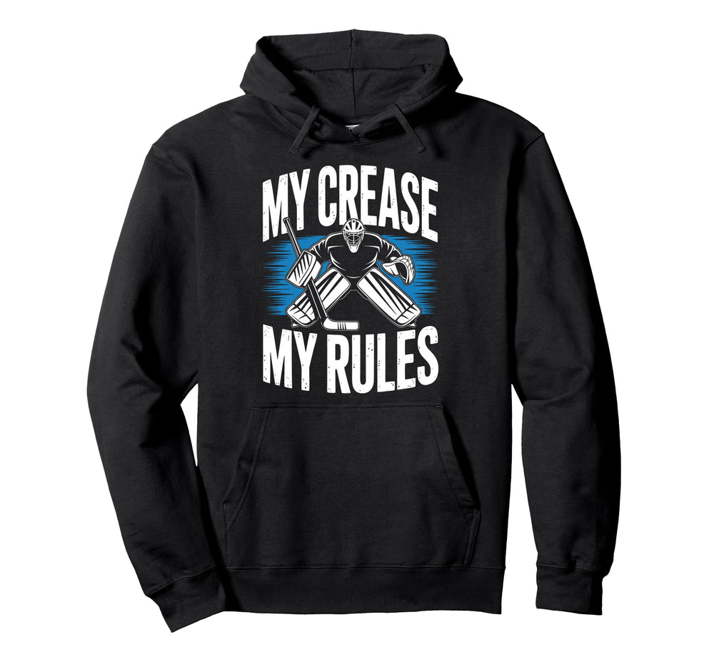 Ice Hockey Goalkeeper Crease Goalie Hoodie - Graphic Print for Adults