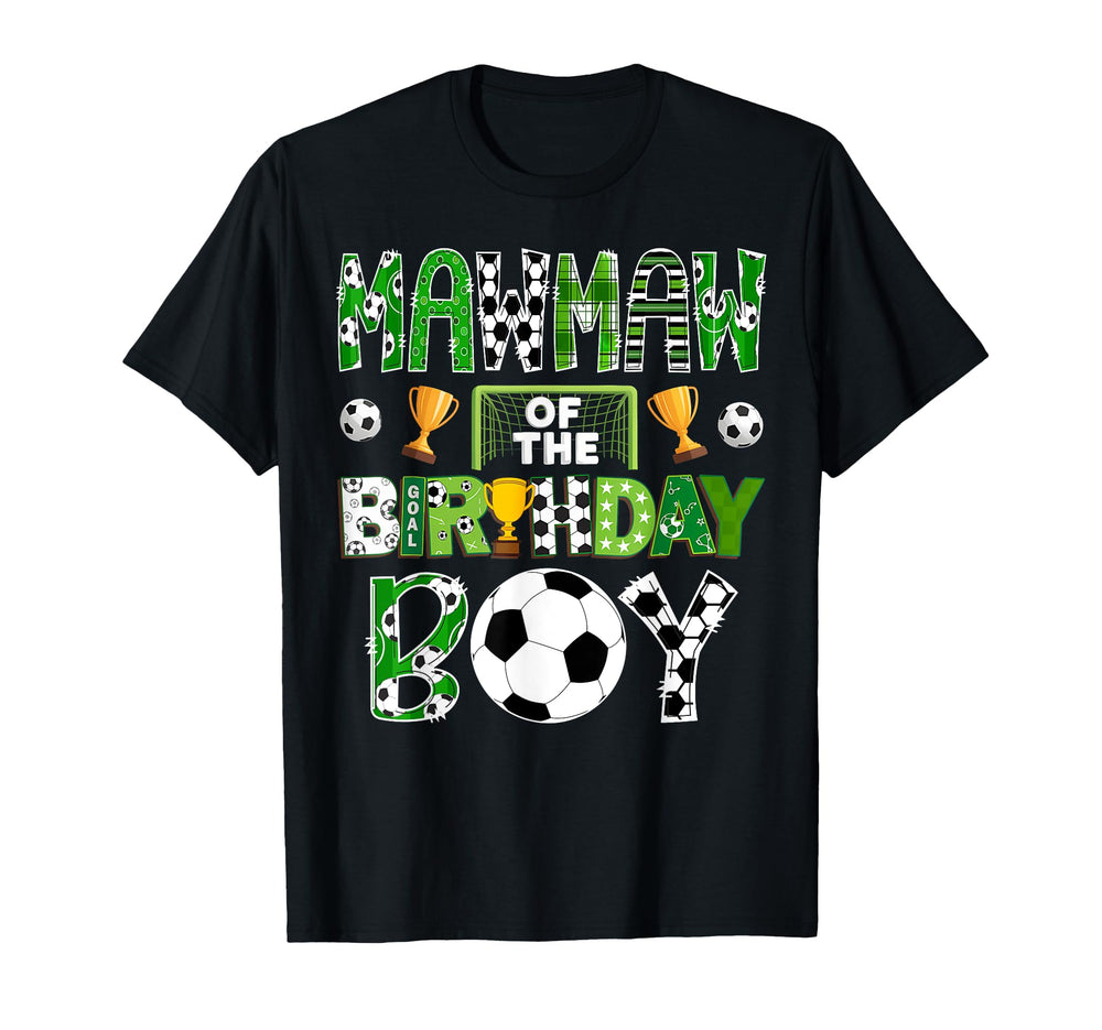 Mawmaw Birthday Soccer Player Game Day T-Shirt - Minimalist Print Unisex