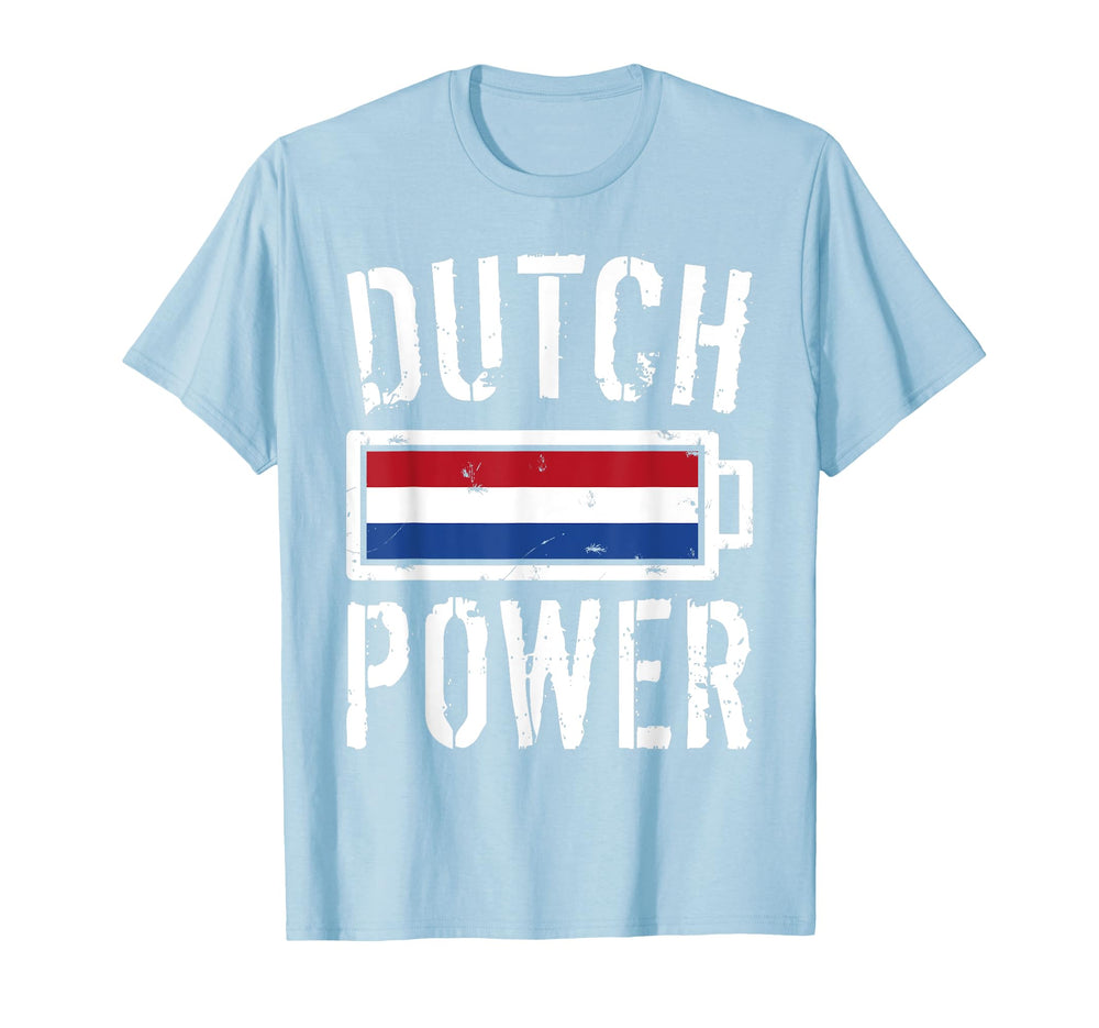 Netherlands Flag Dutch Power T-Shirt - Fun Novelty Design for Adults